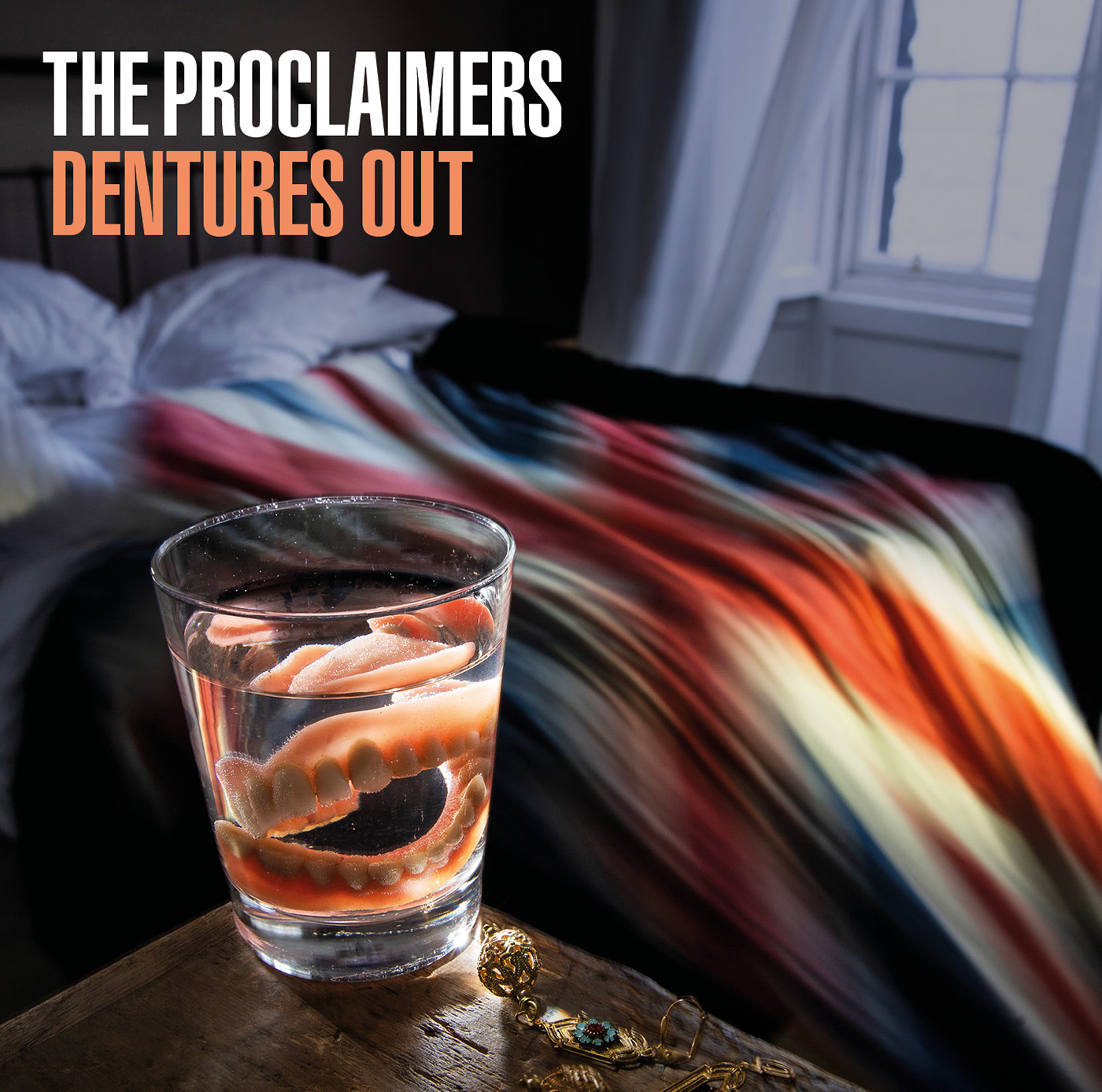 Proclaimers dentures out CD booklet